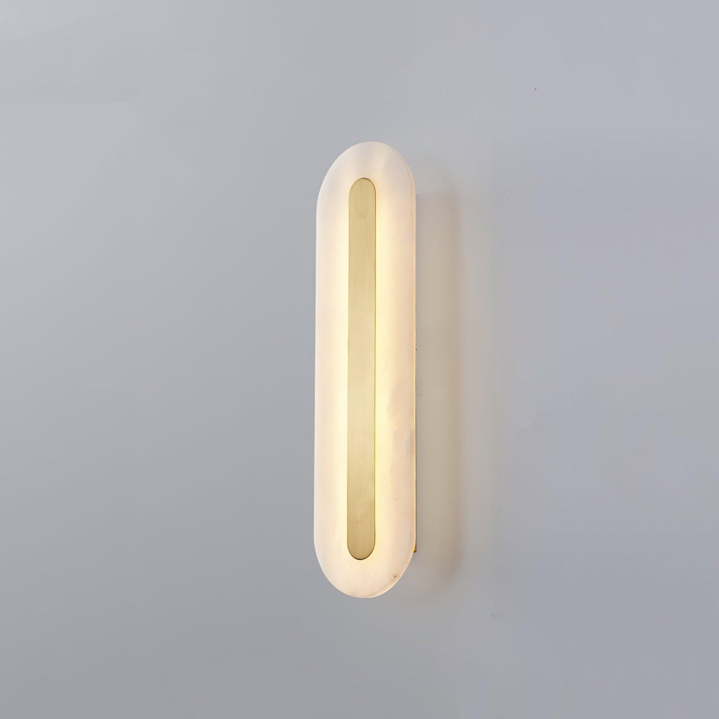 Corinthia | Alabaster cylindrisk gennemsigtig stenvæglampe