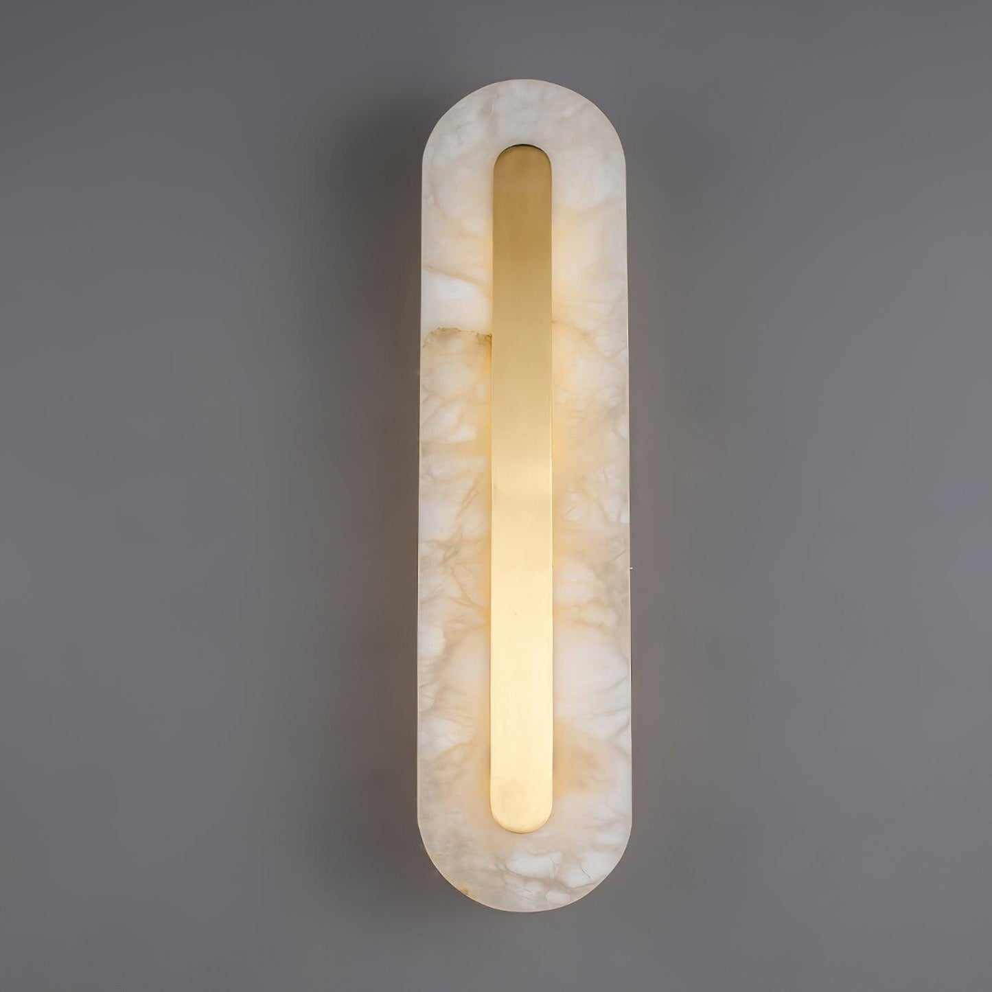 Corinthia | Alabaster cylindrisk gennemsigtig stenvæglampe