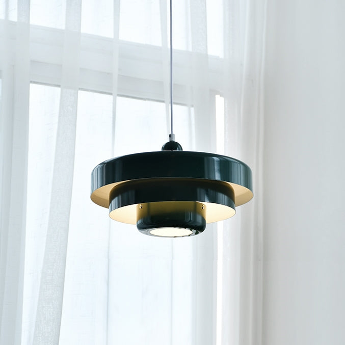 Retrova | Mid-century moderne lagdelt jernpendellampe