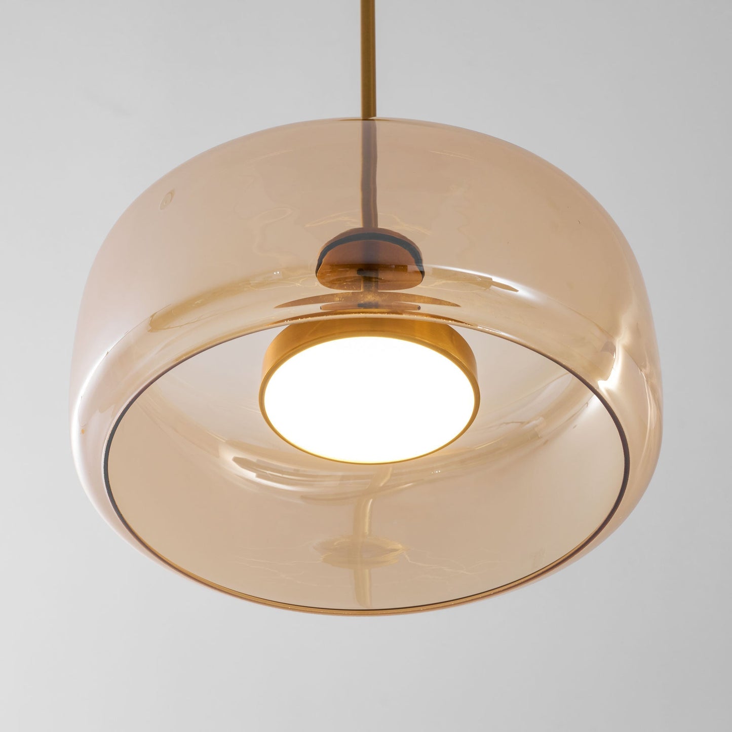 Orionth | Geometrisk Skulpturel Håndblæst Glas Kugle Pendellampe