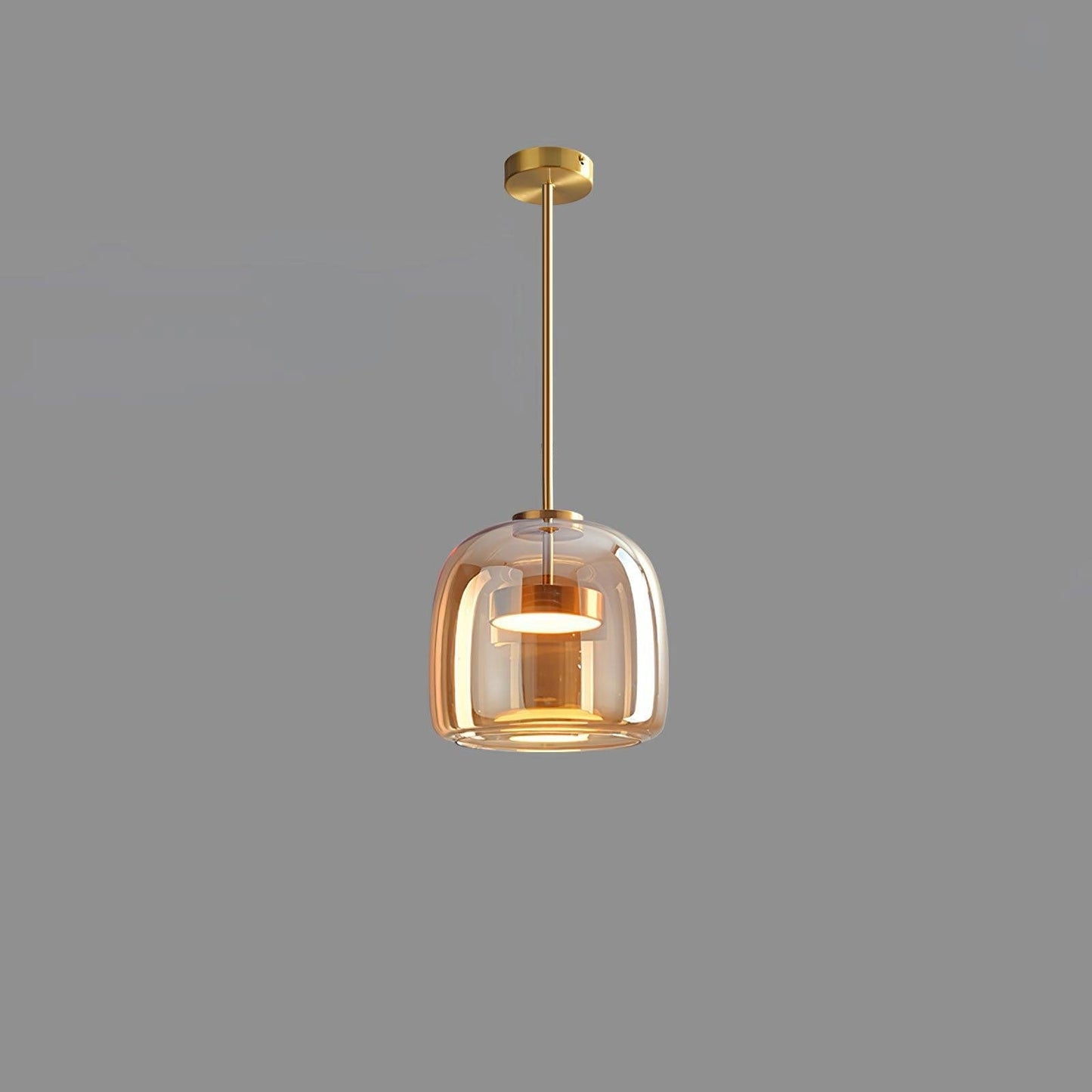 Orionth | Geometrisk Skulpturel Håndblæst Glas Kugle Pendellampe