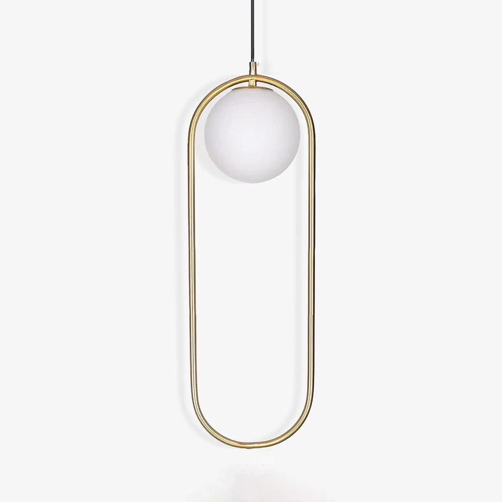 Belvadiro | Minimalistisk sfærisk glaspendel