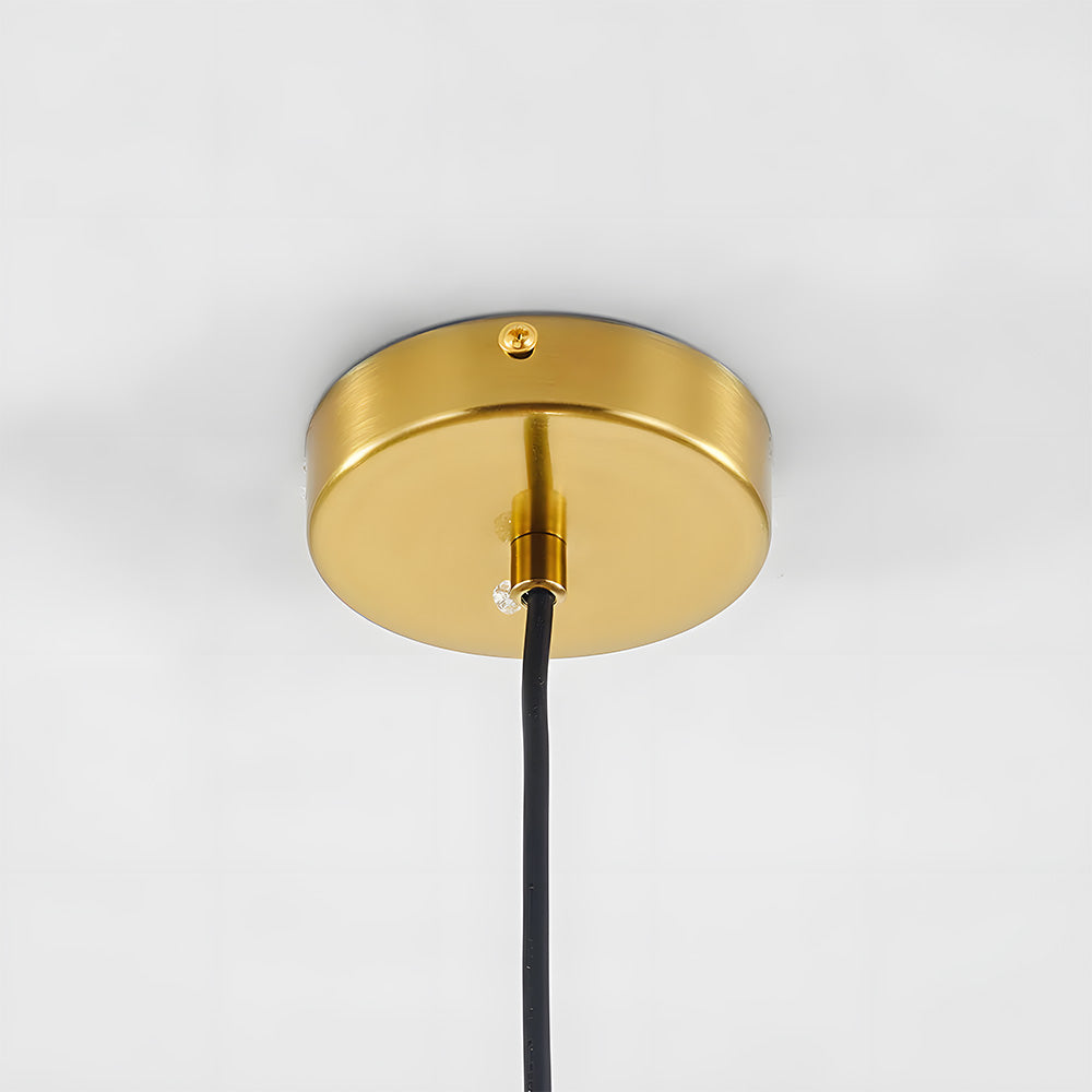 Orbia | Moderne ribbet kugledrop pendellampe