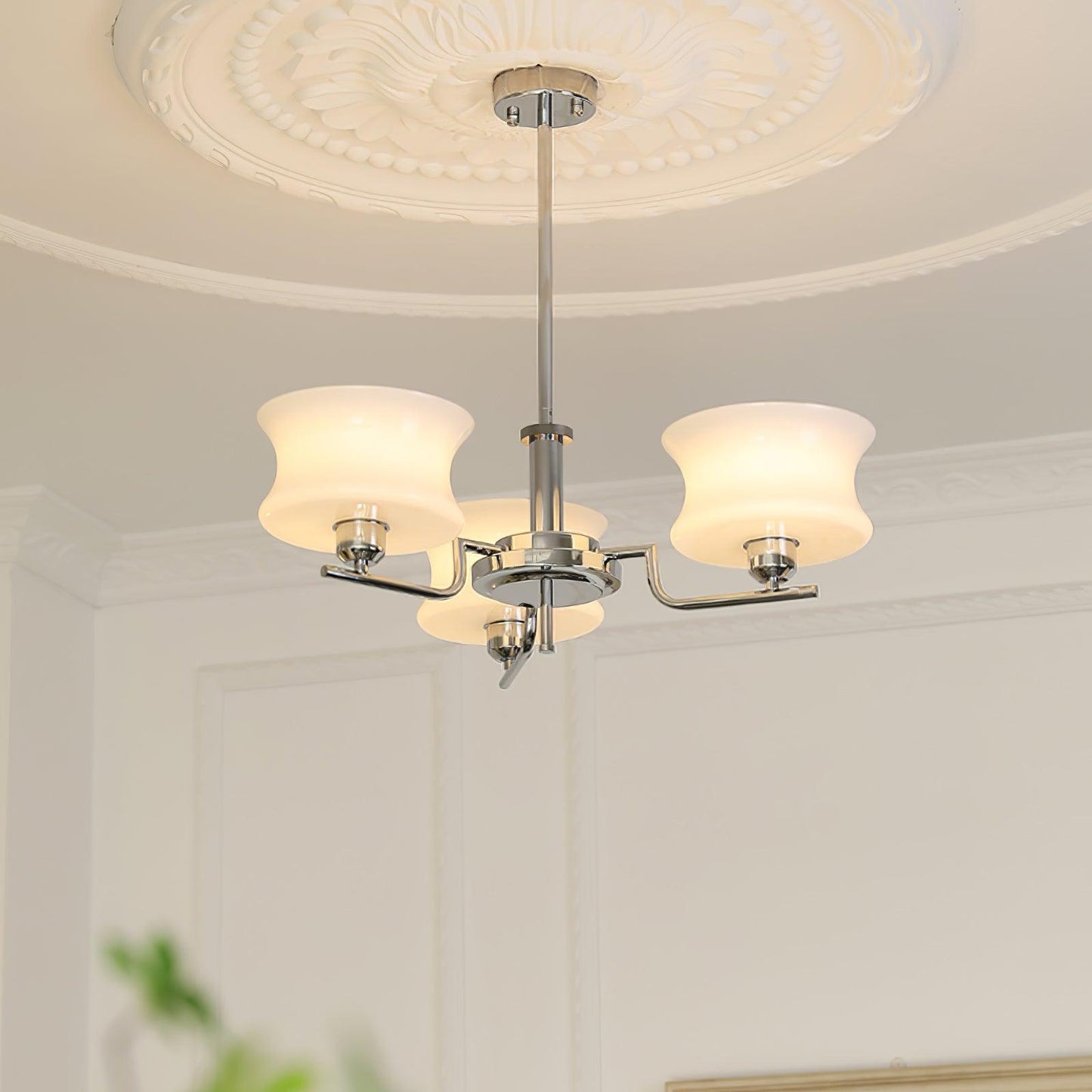 Kendroma | Antik-inspireret buet globus glas loftslampe