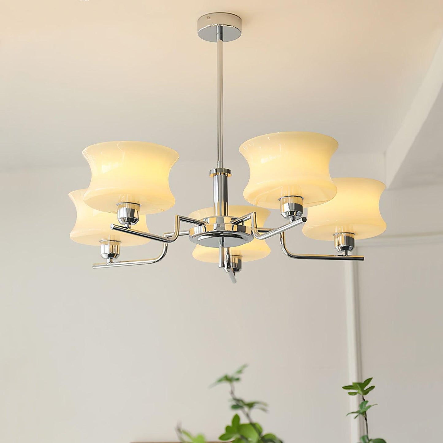 Kendroma | Antik-inspireret buet globus glas loftslampe