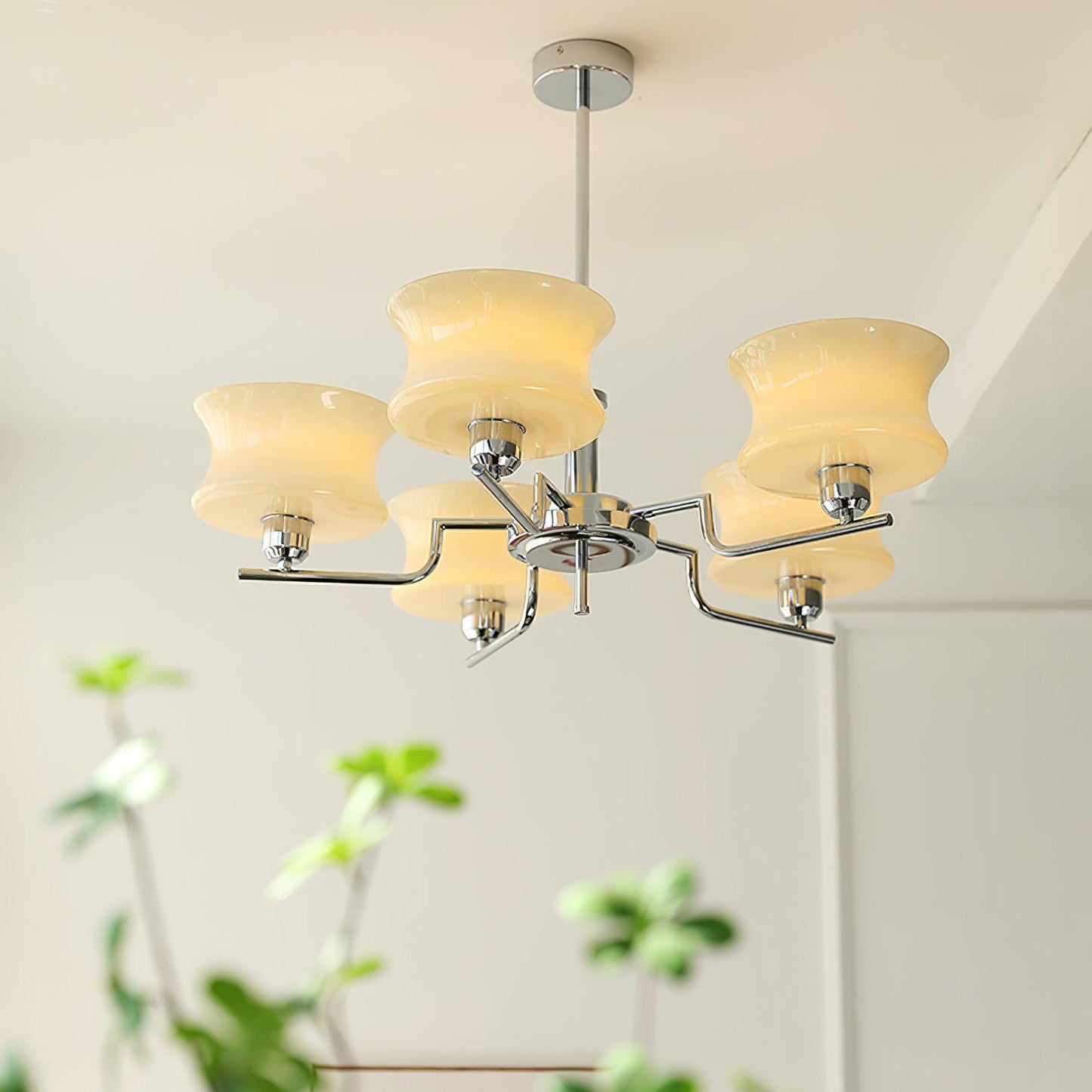 Kendroma | Antik-inspireret buet globus glas loftslampe