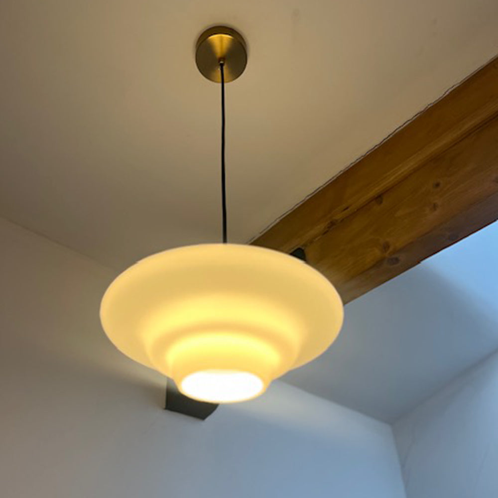 Vellum | Nordisk lagdelt opak glas drop pendellampe