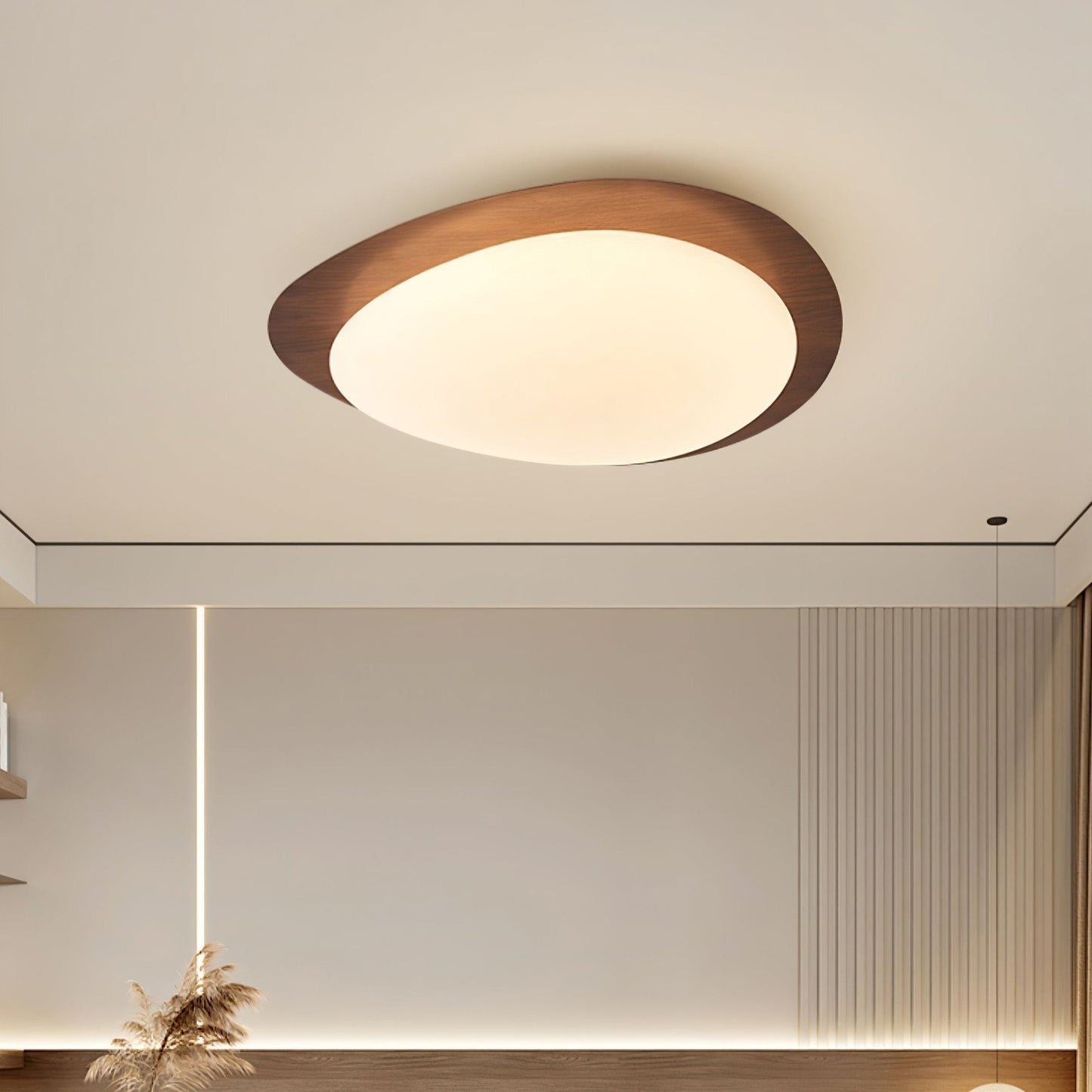 Elenorris | Skulpturel Pebble Silhuet Indbygningsloftlampe