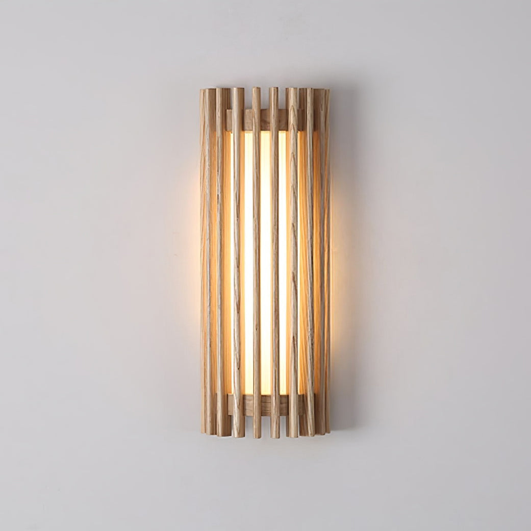 Arbor | Minimalistisk naturlig træstruktur væglampe