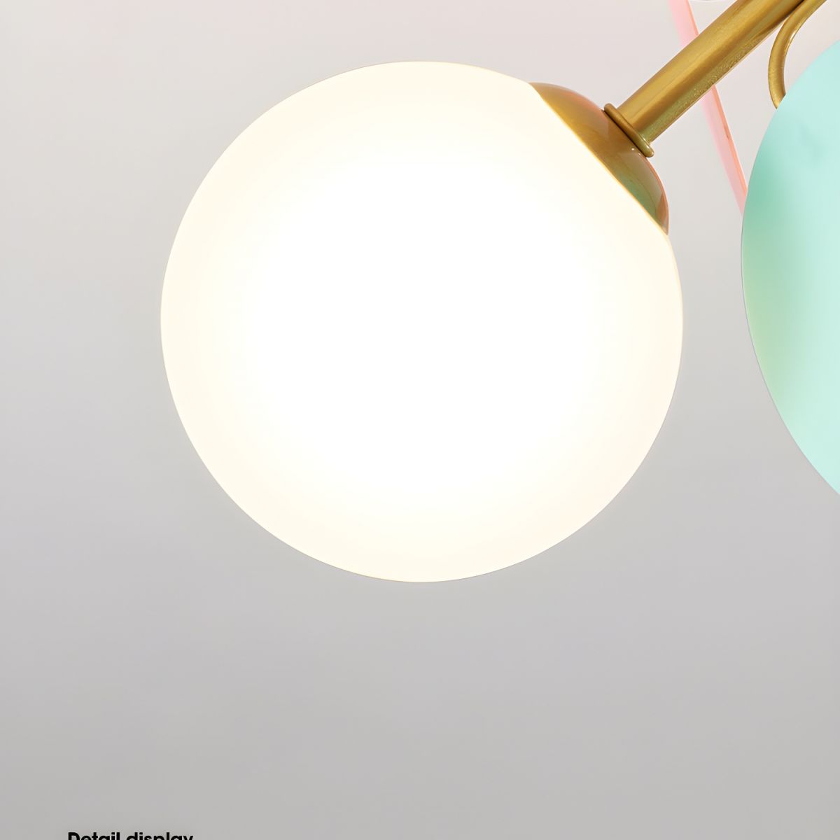 Kalythos | Skulpturel geometrisk disk klynge semi-flush monteret loftslampe