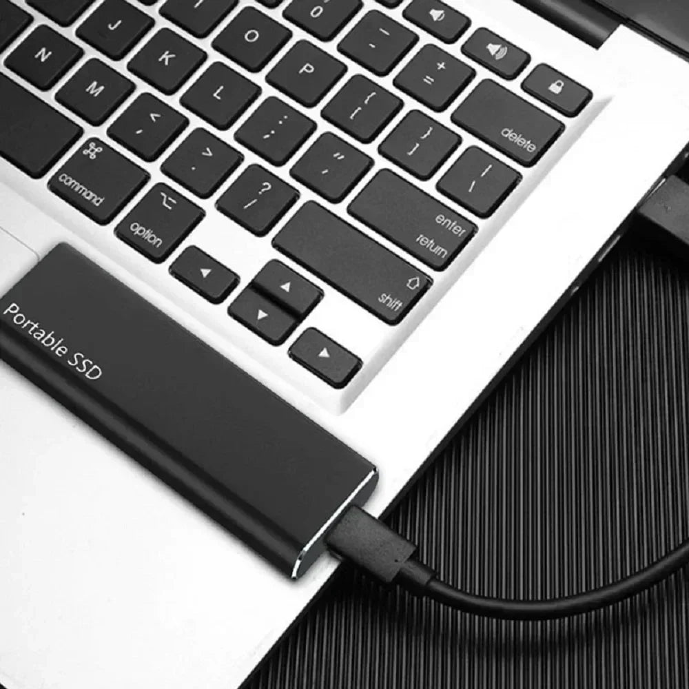 Slank letvægts plug and play bærbar ekstern SSD drev