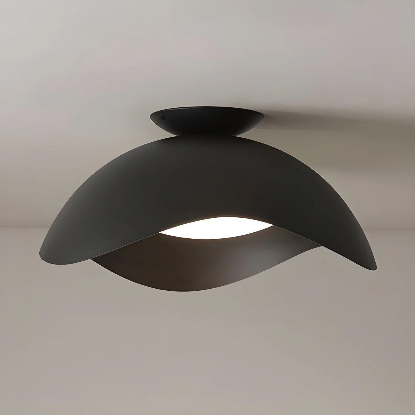 Lyraen | Nordisk bølgesilhuet integreret LED loftslampe
