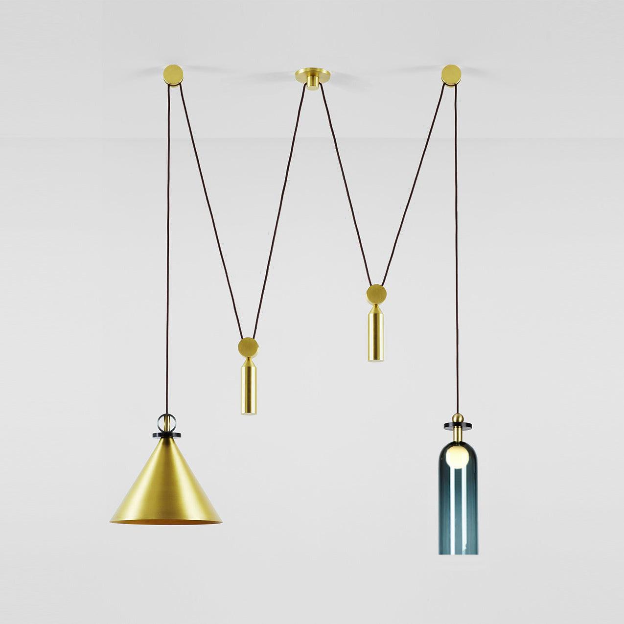 Vondisur | Minimalistisk geometrisk modulær pendellampe