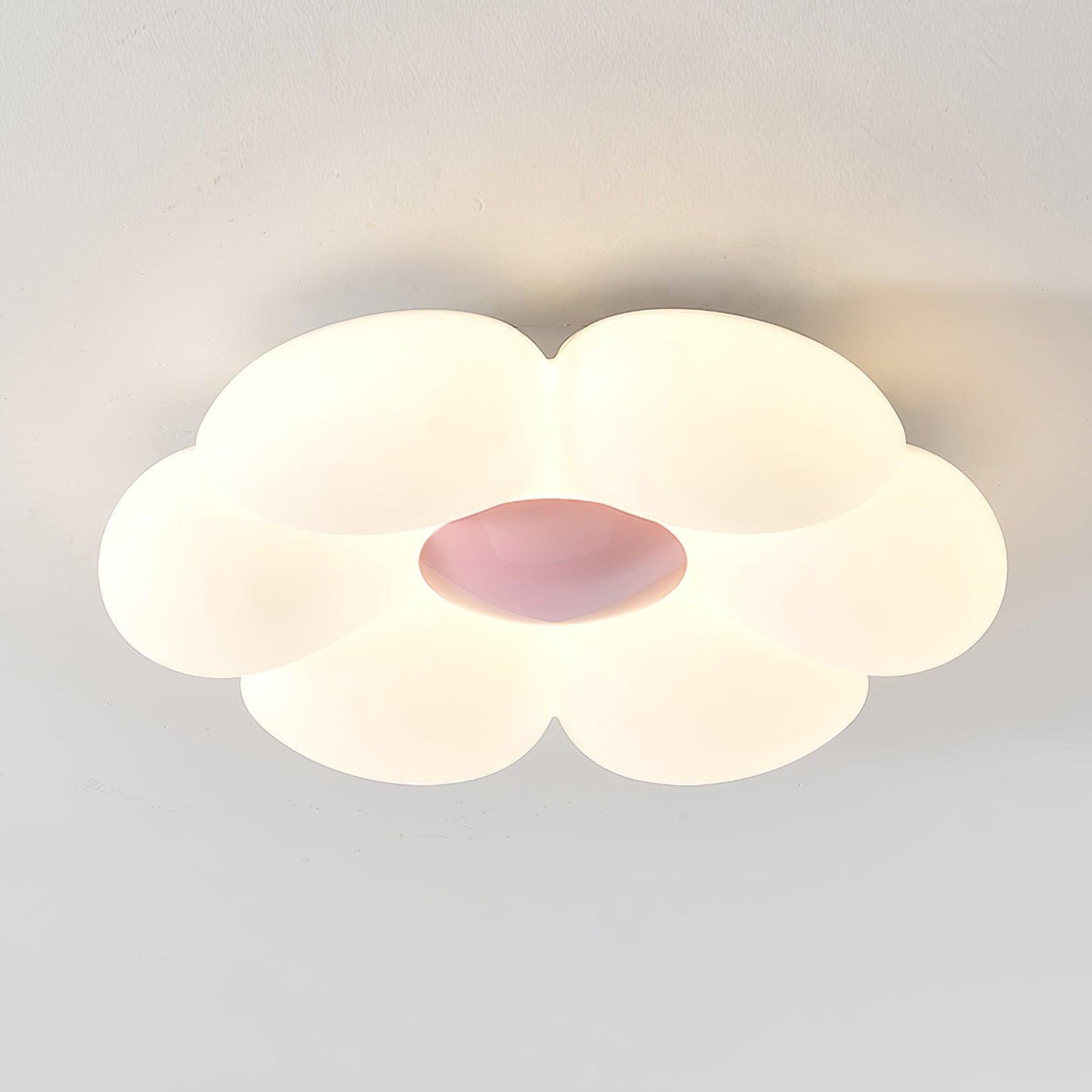Lyravind | Sekskantet bladsilhuet loftslampe med flush montering