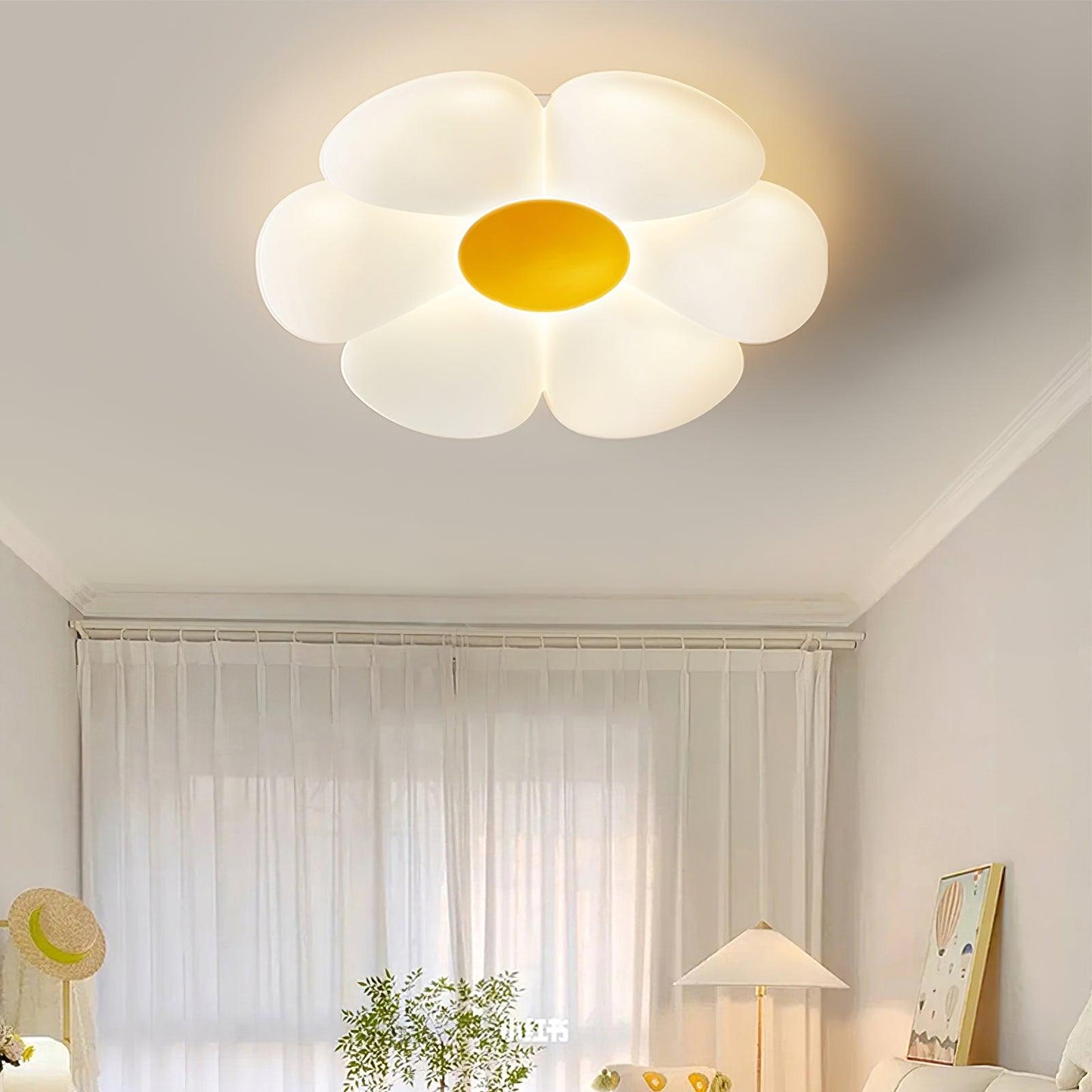 Kaledrin | Blomstret silhuet blomstrende indbygget loftslampe