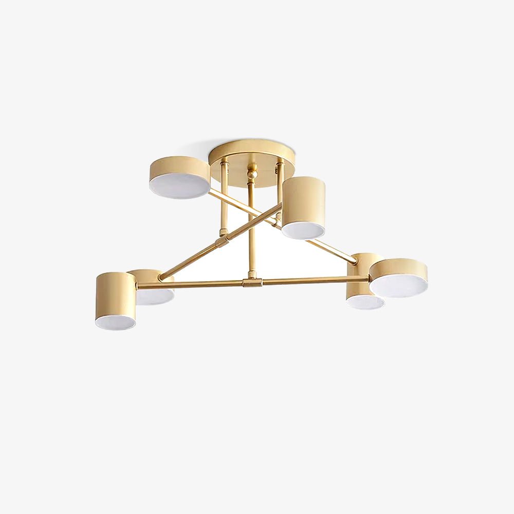 Lyrixen | Minimalistisk akryl geometrisk Sputnik loftslampe