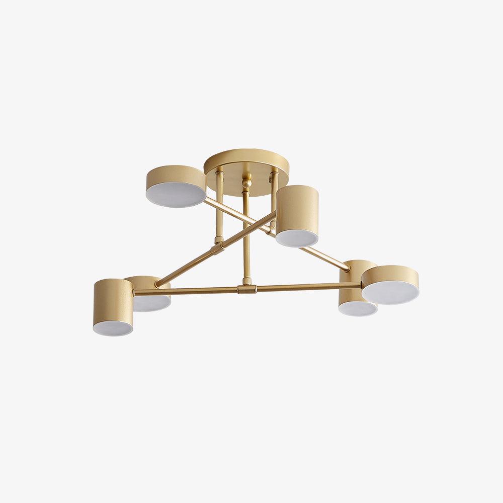 Lyrixen | Minimalistisk akryl geometrisk Sputnik loftslampe