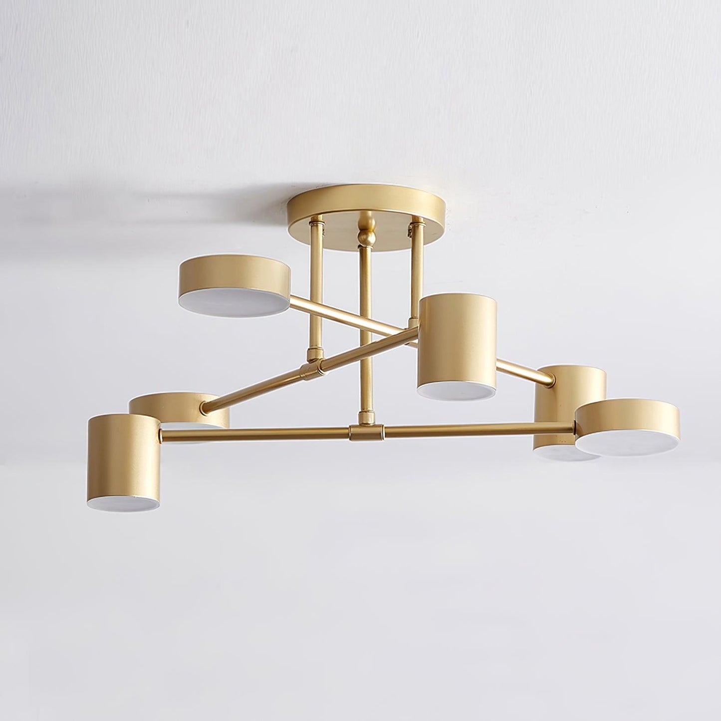 Lyrixen | Minimalistisk akryl geometrisk Sputnik loftslampe