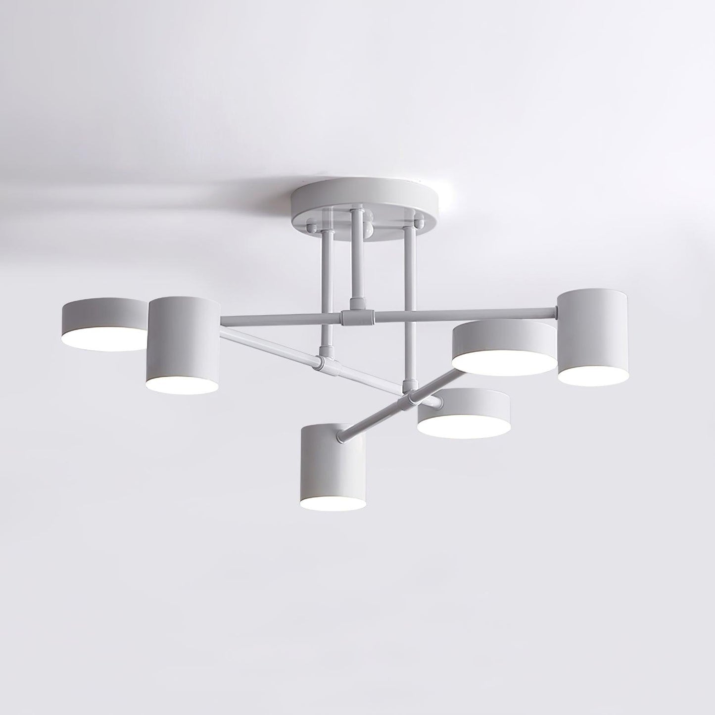 Lyrixen | Minimalistisk akryl geometrisk Sputnik loftslampe
