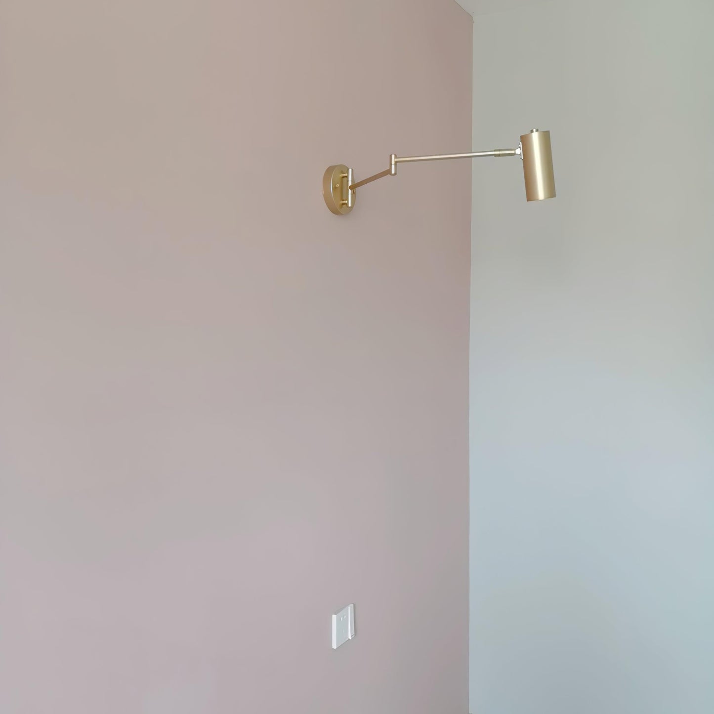 Mondorim | Lineær minimalistisk geometrisk justerbar svingarm væglampe