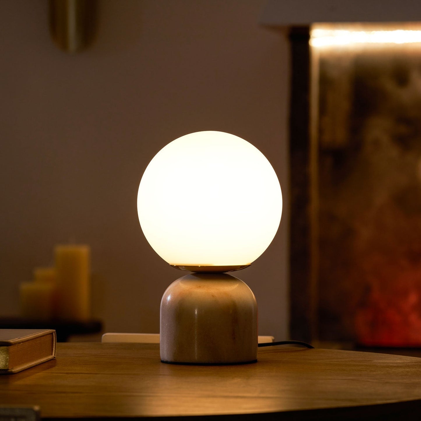 Kendroct | Minimalistisk lysende kugle accent bordlampe