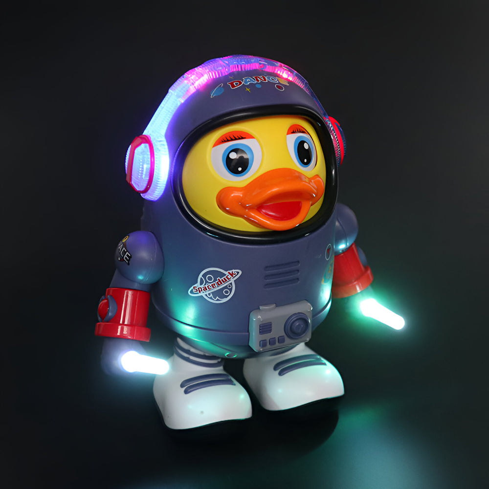 Rumtema dansende astronaut and musikalsk interaktiv figur legetøj