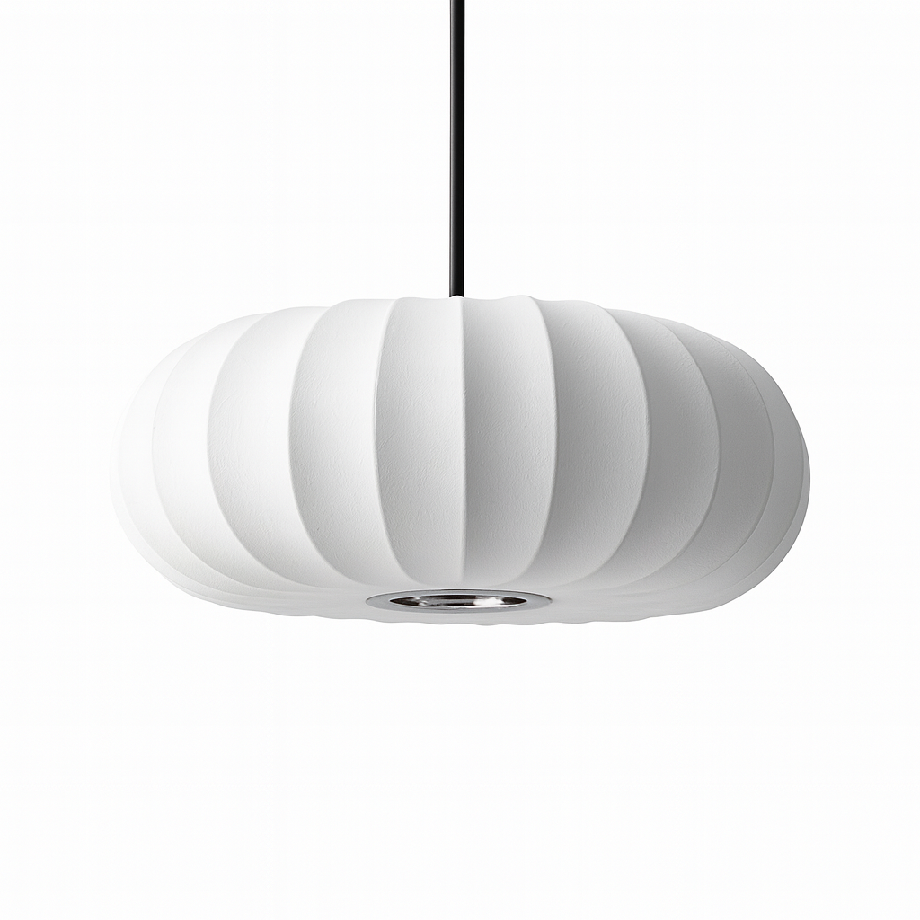 Serica | Wabi Sabi ribbet oval pendellampe