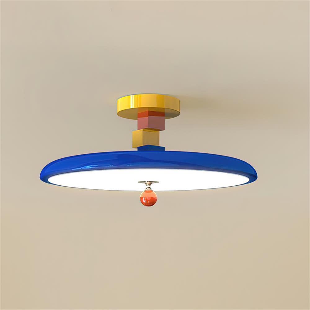 Luvara | Legesyg geometrisk halo akryl indbygget loftslampe