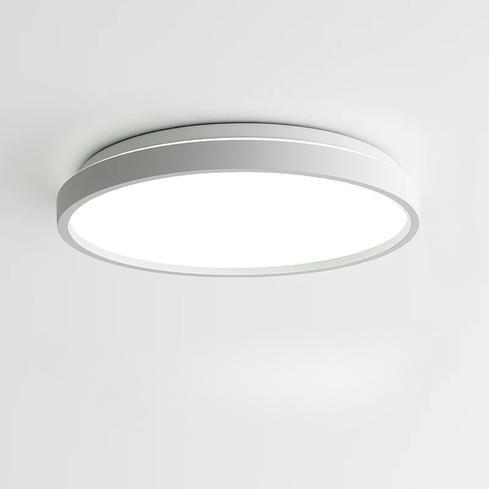 Zyldor | Slank cirkulær moderne metal loftslampe med indbygget montering