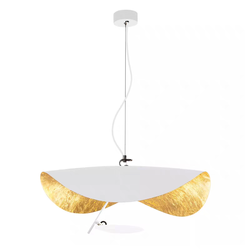 Elnari | Skulptureret blad-silhuet moderne pendel loftlampe