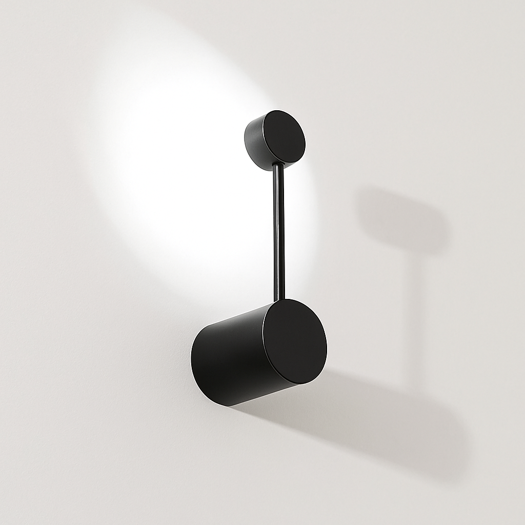 Varinthe | Minimalistisk kunstnerisk prikmetal væglampe