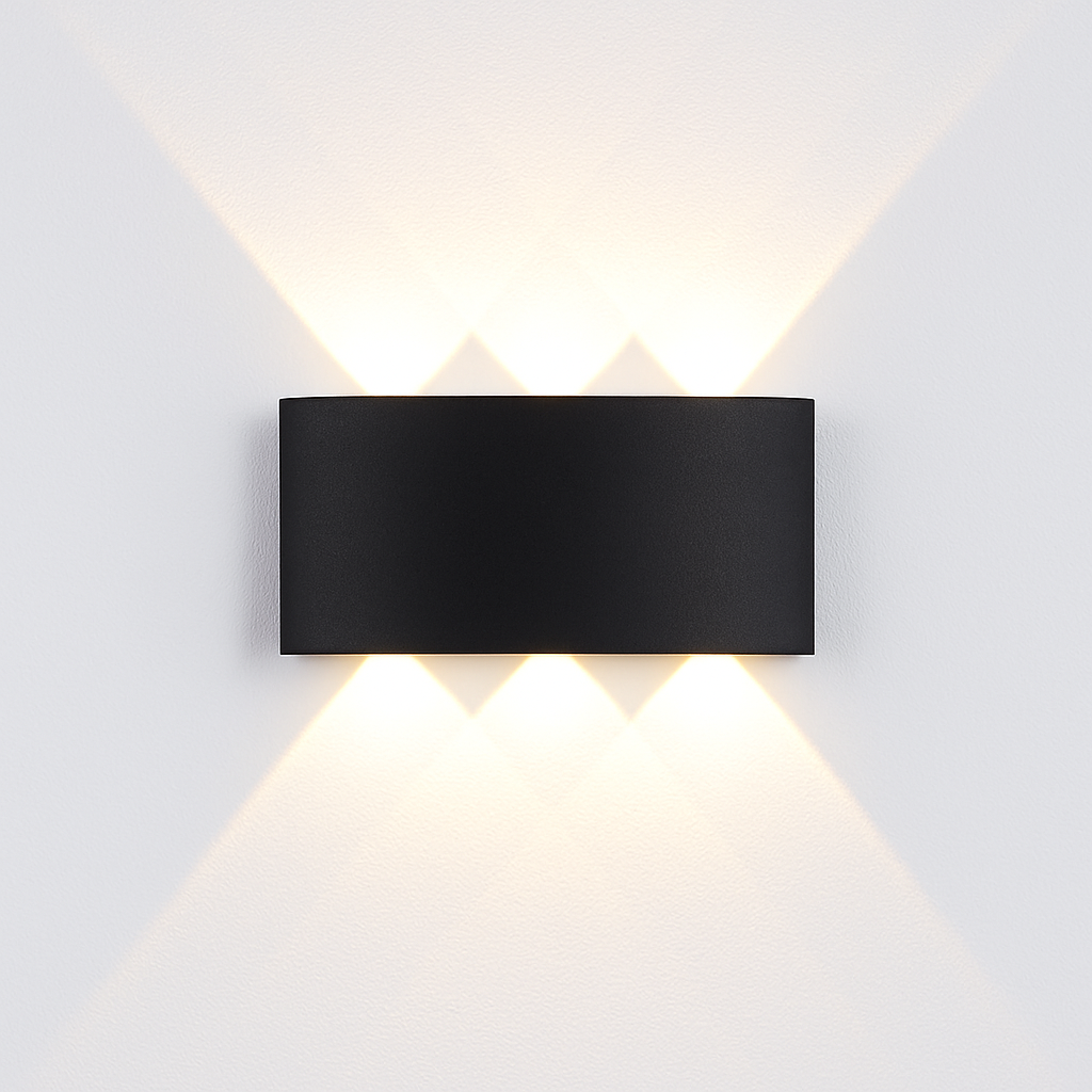 Velendra | Minimalistisk metal geometrisk væglampe