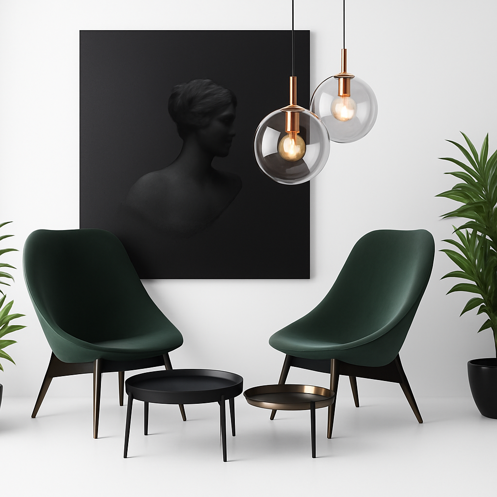 Virello | Moderne glasglobus industriel væglampe