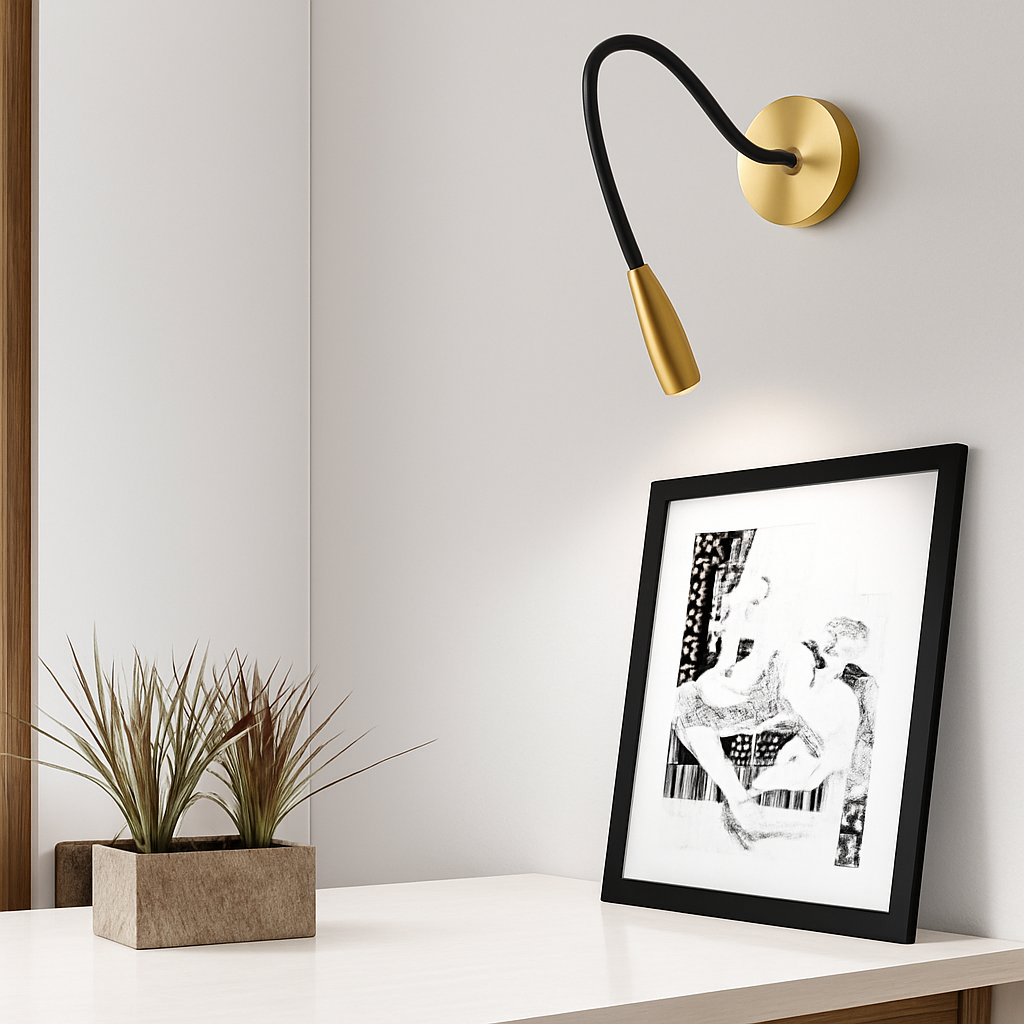 Velvoryn | Minimalistisk justerbar stang moderne væglampe