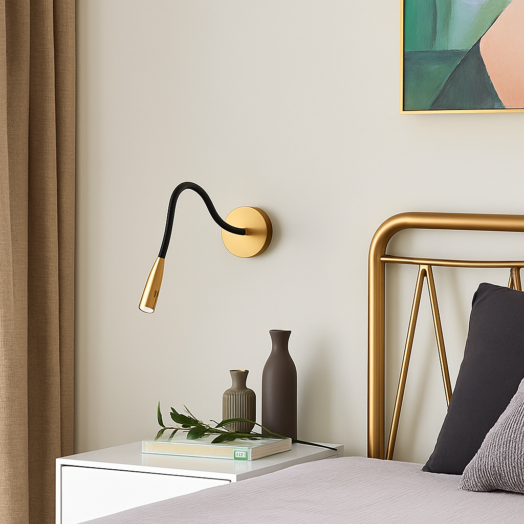 Velvoryn | Minimalistisk justerbar stang moderne væglampe