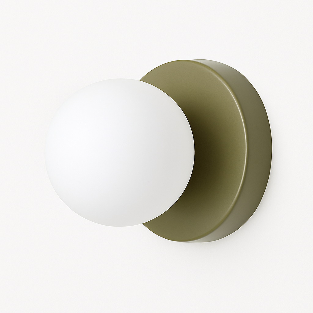 Velistra | Moderne macaron disk glas mini dekorativ væglampe
