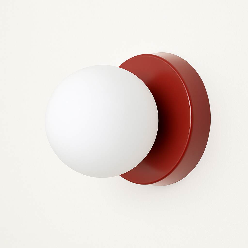 Velistra | Moderne macaron disk glas mini dekorativ væglampe