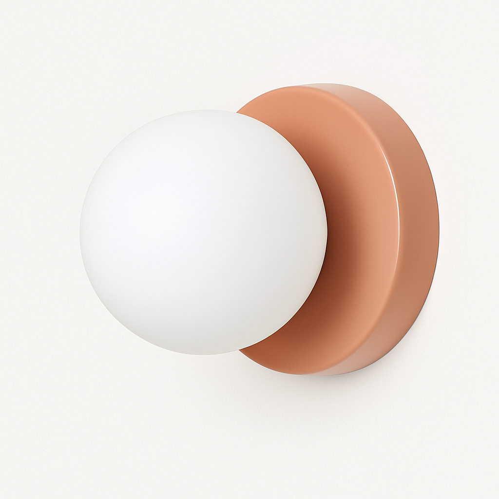 Velistra | Moderne macaron disk glas mini dekorativ væglampe