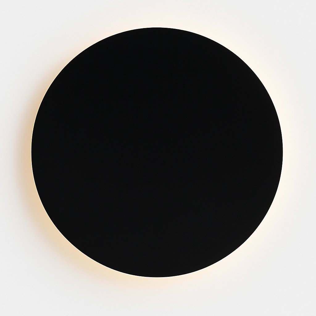 Belquise | Disk silhuet abstrakt moderne accent væglampe