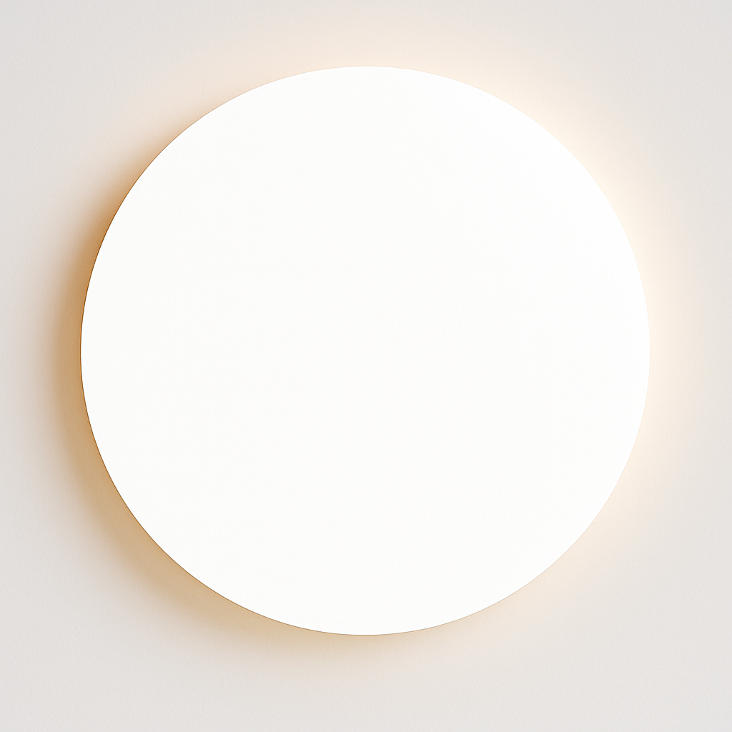 Belquise | Disk silhuet abstrakt moderne accent væglampe