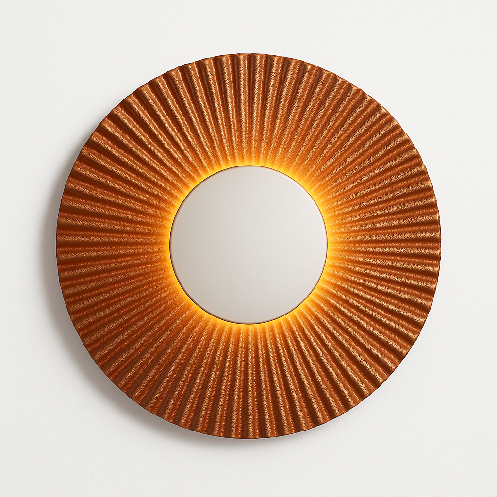 Wirello | Moderne solstråle skulptur metal væglampe lampe