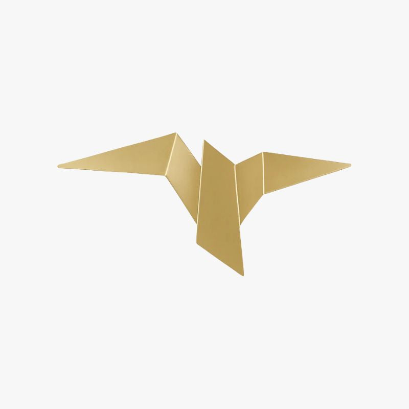 Zeyvori | Elegant origami fugleskulptur metal væglampe