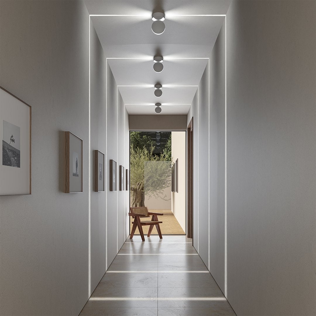Justerbar minimalistisk mat finish loftlampearmatur indendørs spotlight