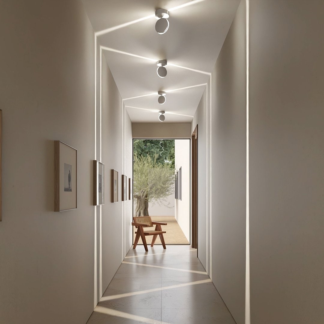 Justerbar minimalistisk mat finish loftlampearmatur indendørs spotlight