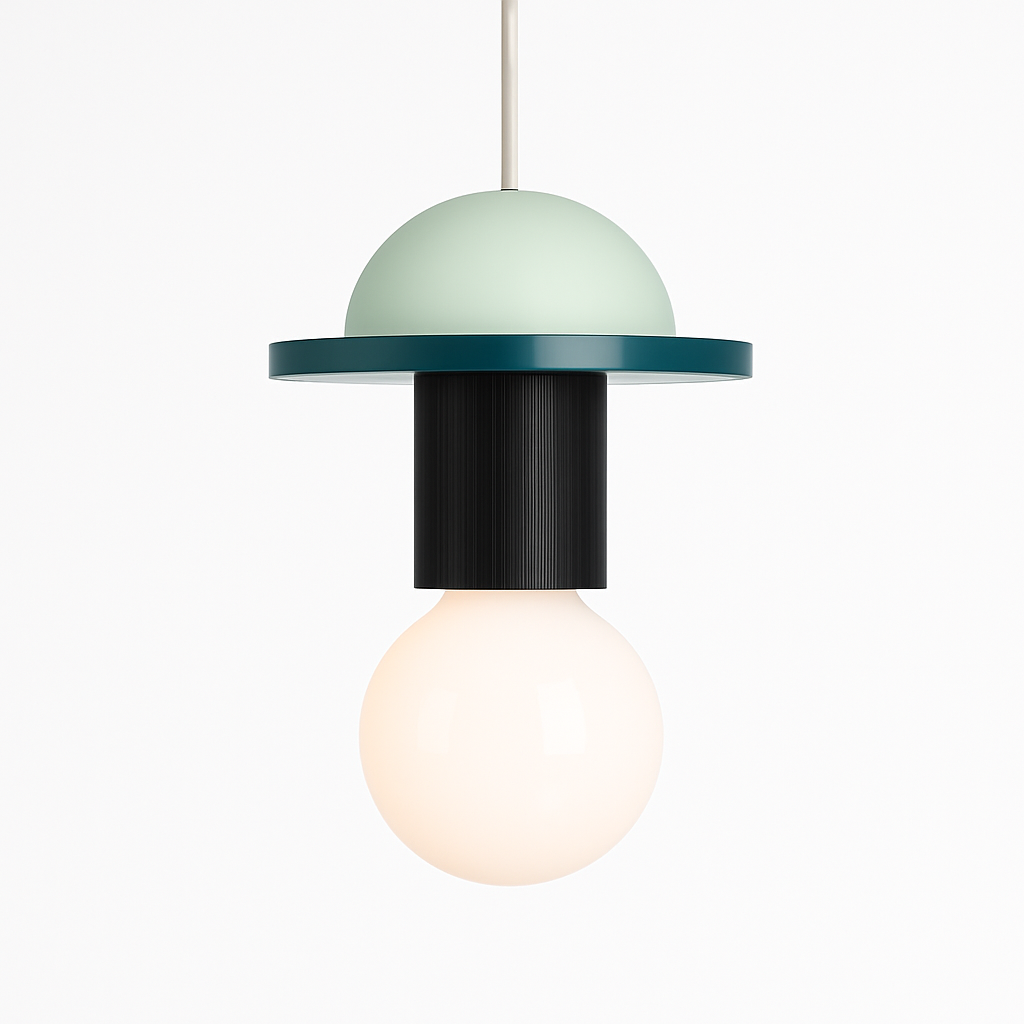 Venrione | Nordisk minimalistisk træ metal pendel loftlampe armatur