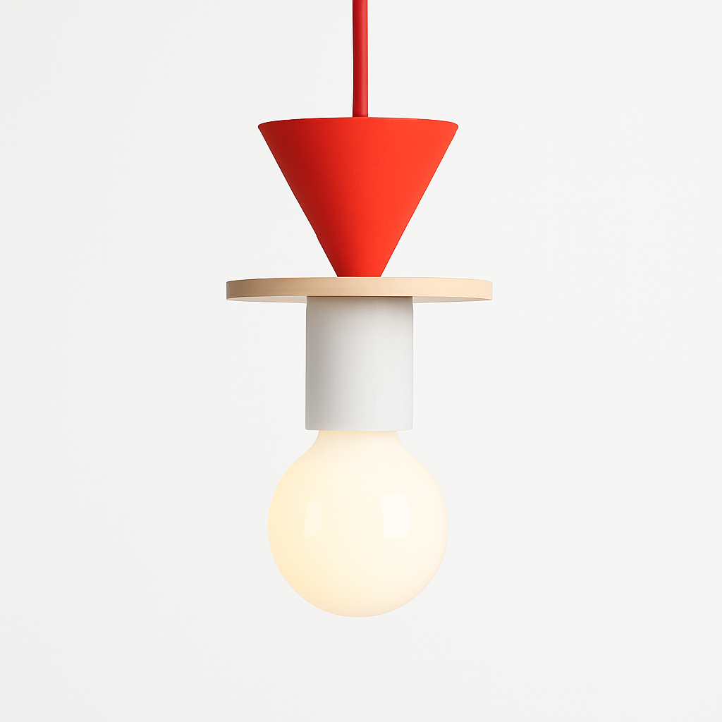 Venrione | Nordisk minimalistisk træ metal pendel loftlampe armatur