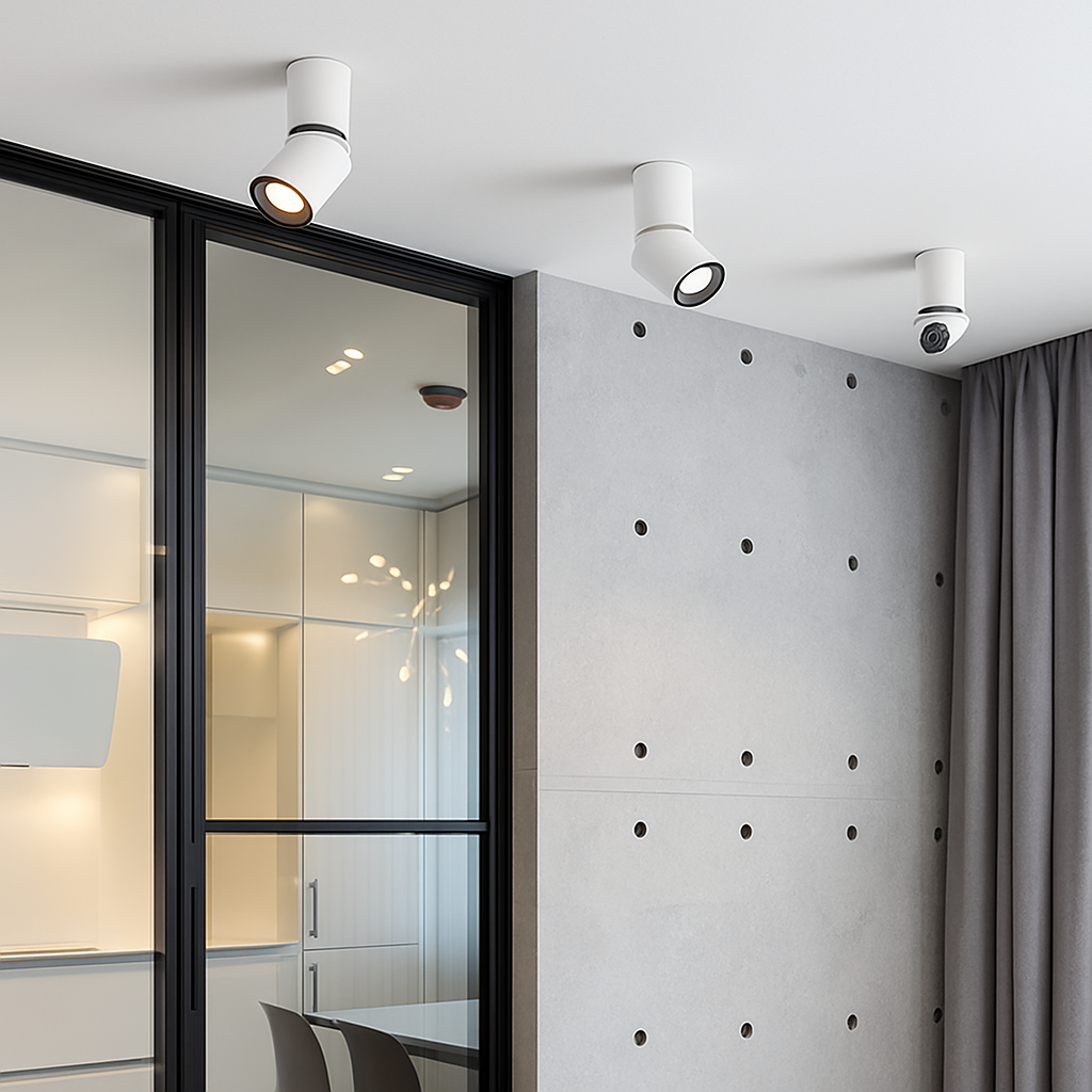 Varenty | Cylindrisk justerbar drejelig spotlight loftslampe
