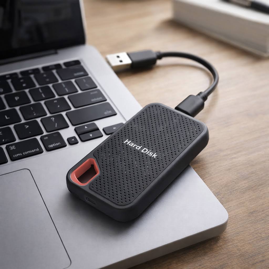 Kompakt aluminium legering Type-C bærbar ekstern SSD drev