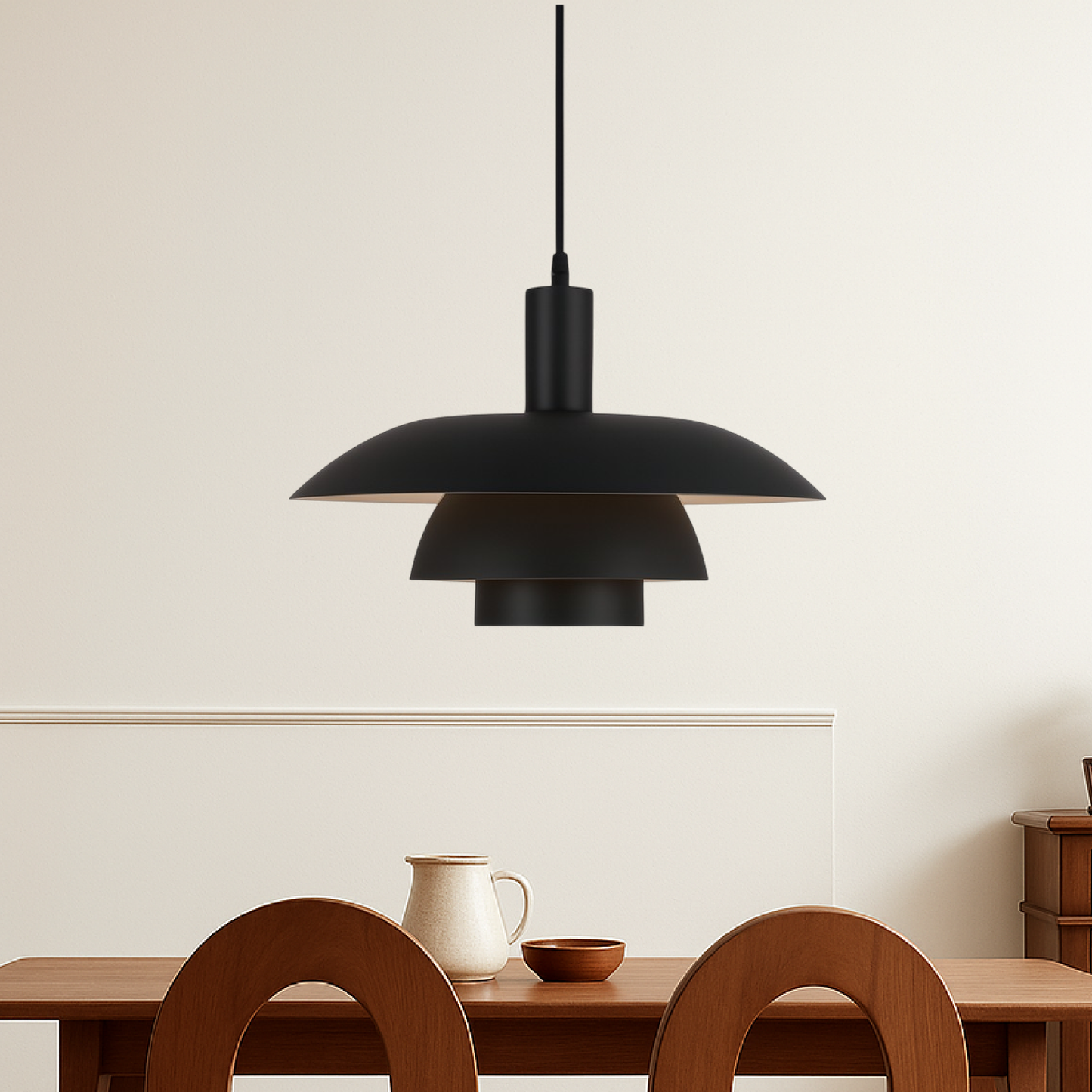 Dania | Minimalistisk dansk stil lagdelt metalpendel