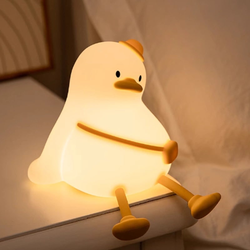 Sød bærbar dyreform dæmpbar børnenatlampe bordlampe